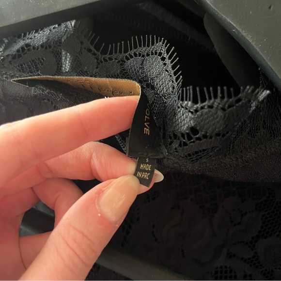 House of Harlow 1960 X REVOLVE Lace Cleo Blouse/Jacket in Black - Picture 7 of 9